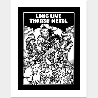 LONG LIVE THRASH METAL Posters and Art